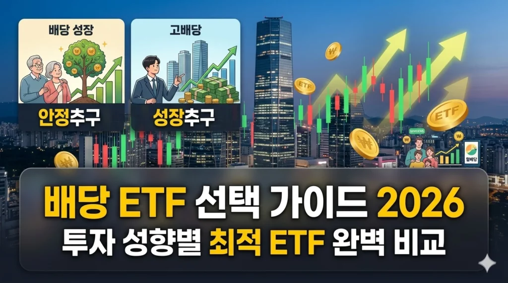 배당 ETF 선택 가이드 알아보기 대표 이미지