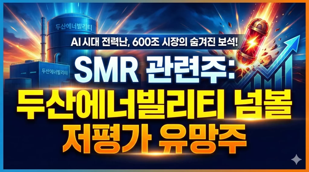 SMR 관련주 두산에너빌리티 넘볼 저평가 유망주 알아보기 대표 이미지