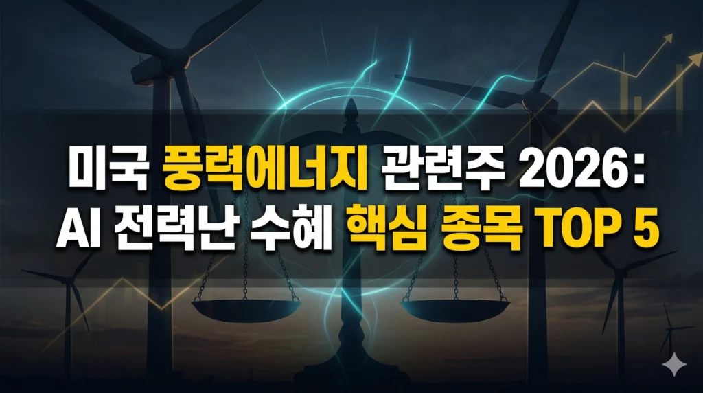 미국 풍력에너지 관련주 알아보기 대표 이미지