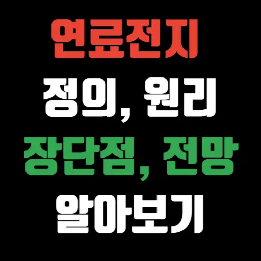 연료전지, 미래 에너지 핵심 기술의 정의, 원리, 장단점, 전망 알아보기 특성 이미지