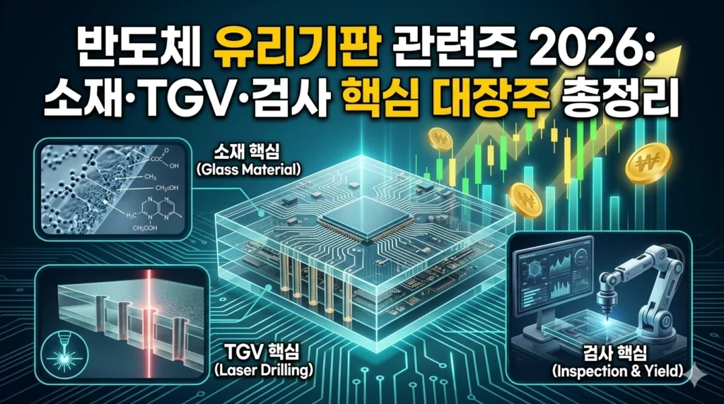 반도체 유리기판 관련주 알아보기 대표 이미지