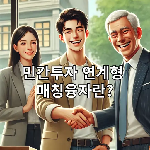 민간투자 연계형 매칭융자 이미지