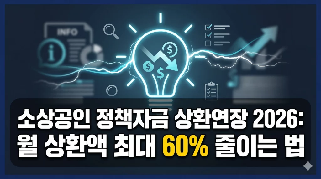 소상공인 정책자금 상환연장 알아보기 대표 이미지