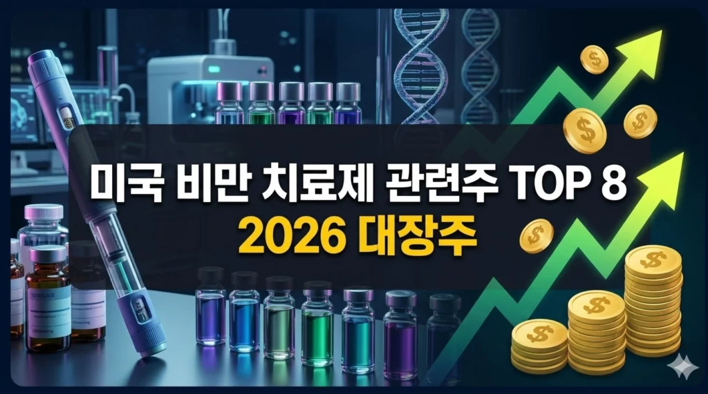 미국 비만 치료제 관련주 알아보기 대표 이미지