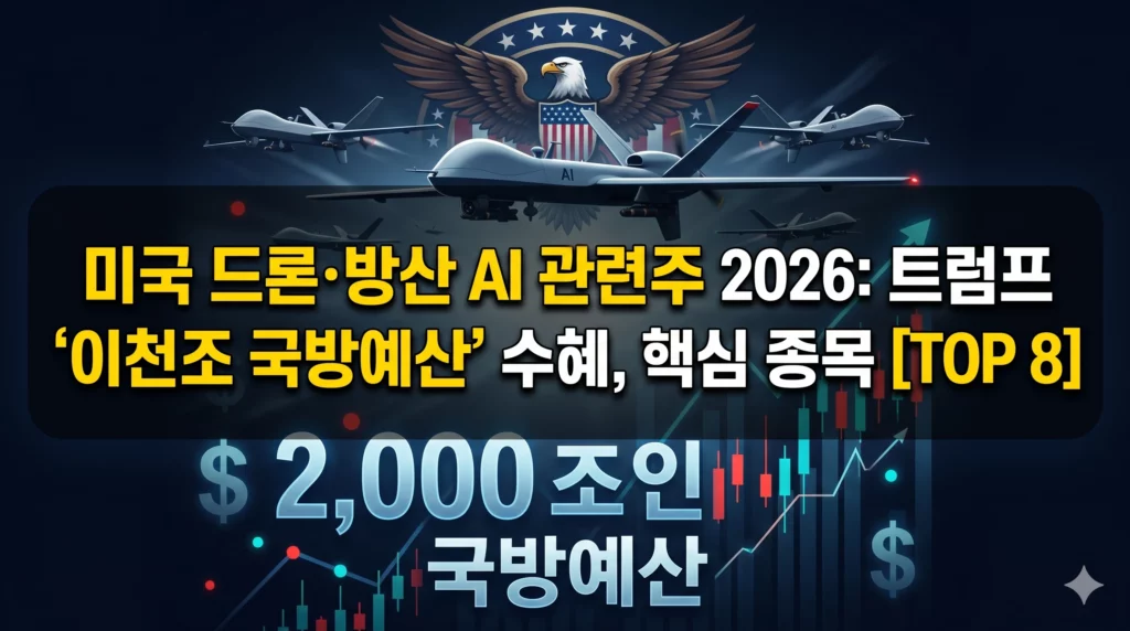 미국 드론 방산 관련주 알아보기 대표 이미지