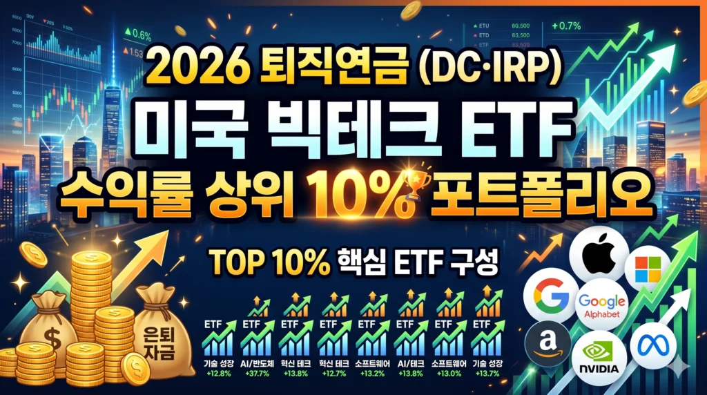 퇴직연금 미국 빅테크 ETF 알아보기 대표 이미지