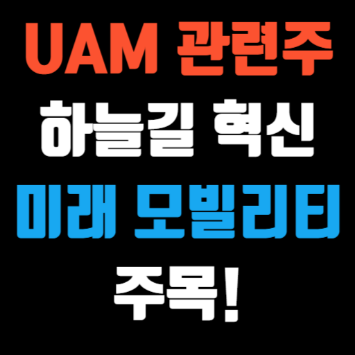 UAM 관련주 하늘길 혁신을 이끄는 미래 모빌리티 주목! 특성 이미지