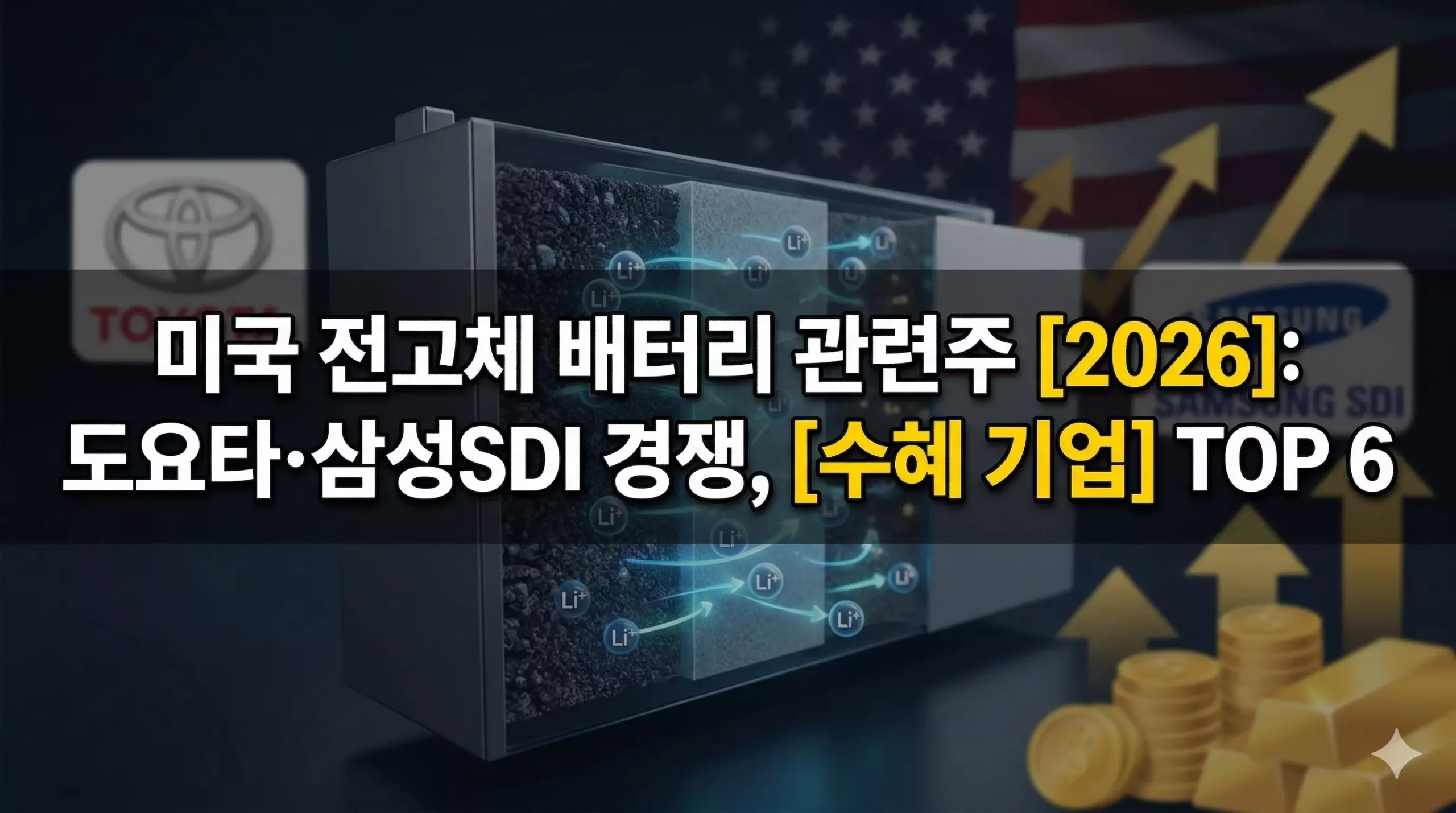 미국 전고체 배터리 관련주 알아보기 대표 이미지