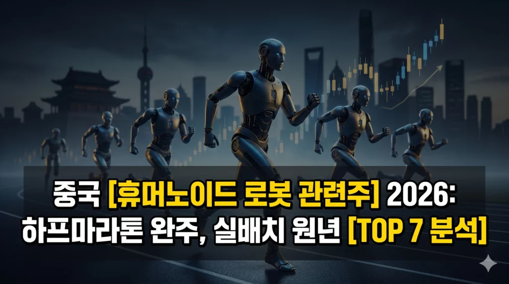 중국 휴머노이드 로봇 관련주 알아보기 대표 이미지