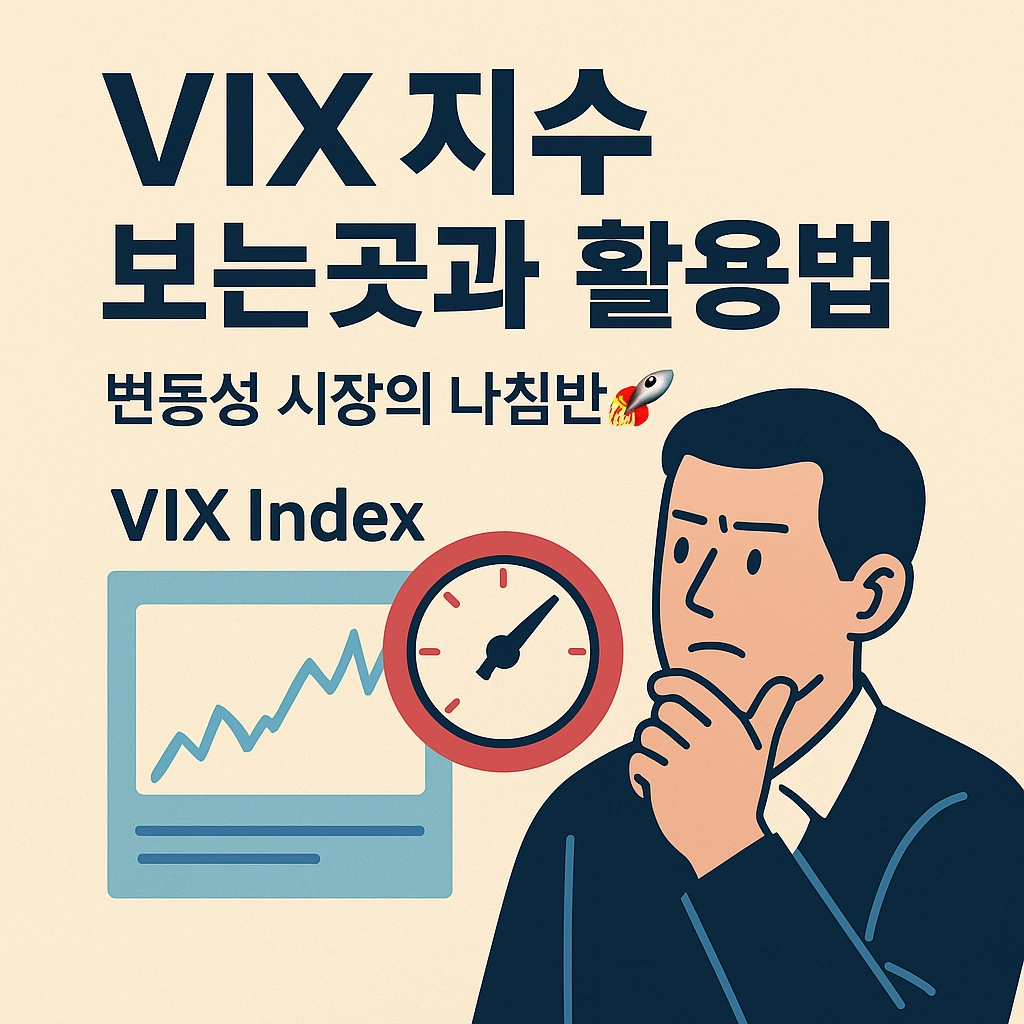VIX 지수 보는곳 활용법 알아보기 특성 이미지