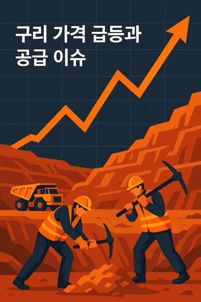 구리 가격 상승 원인 이미지