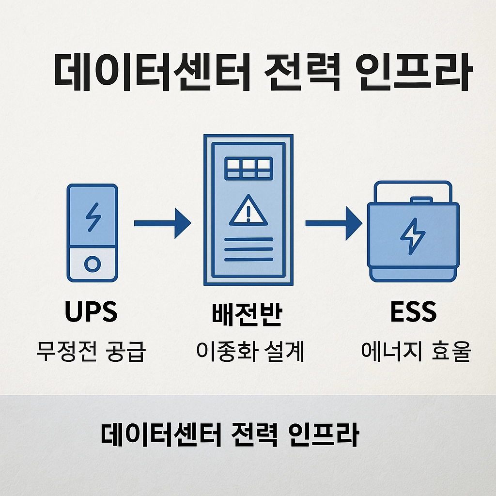 데이터센터 전력 인프라 이미지