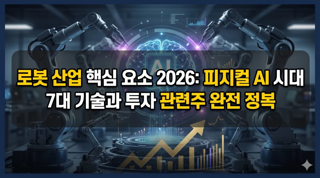 로봇 산업 핵심 요소 알아보기 대표 이미지