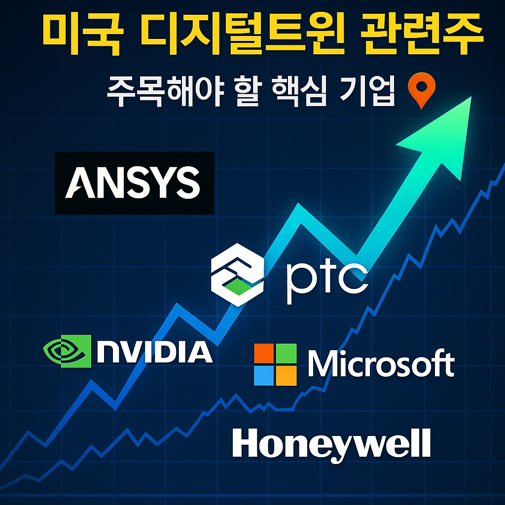 미국 디지털트윈 관련주 알아보기 대표 이미지