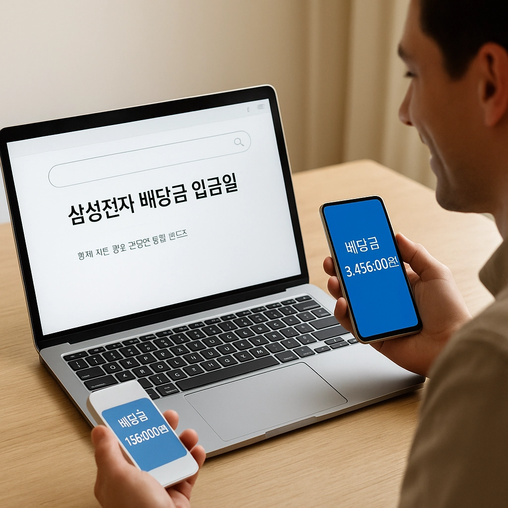 삼성전자 특별배당금 2026년 4월 입금 확인
