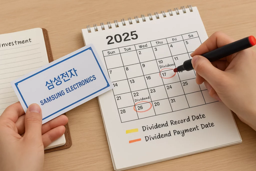 삼성전자 배당금 입금일 2026 분기별 일정