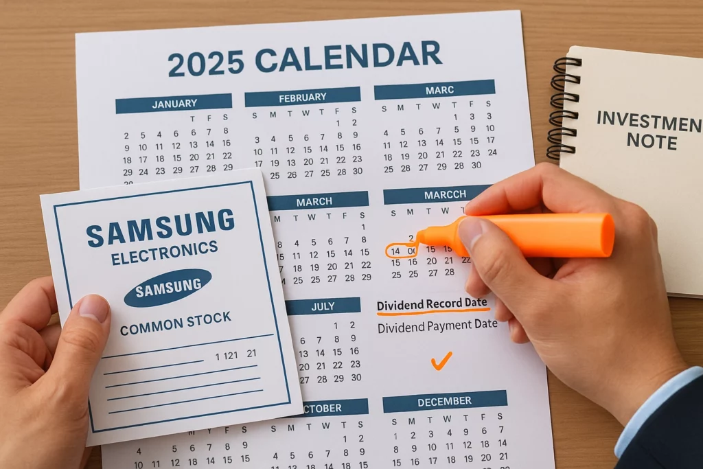 삼성전자 배당금 입금일 2026 연간 요약표