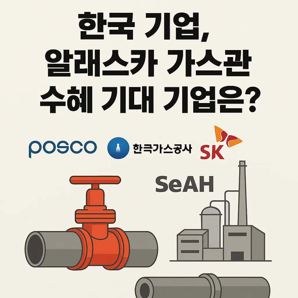 알래스카 가스관 관련주 이미지
