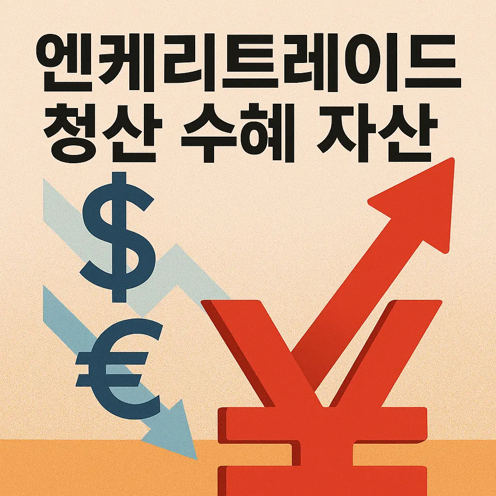엔케리트레이드 청산 수혜 자산 특성 이미지