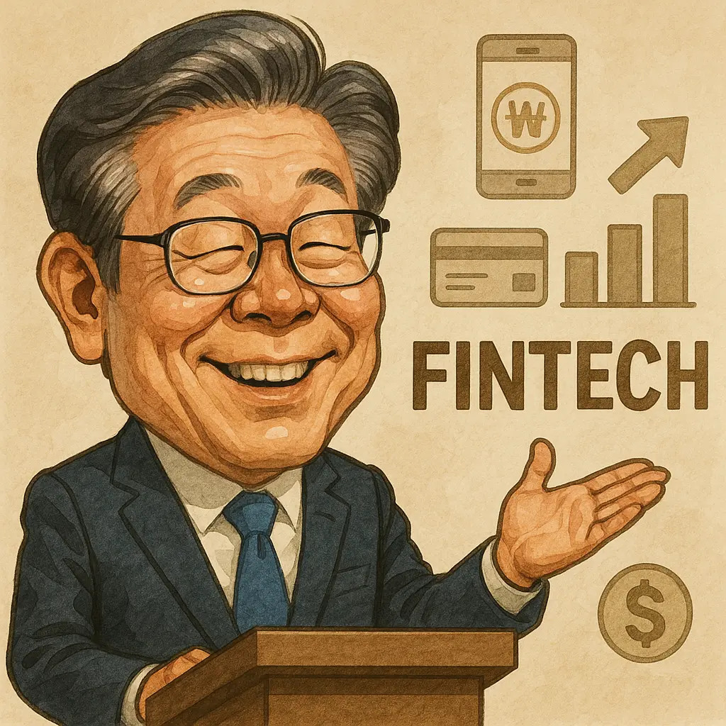 이재명 정책 관련주 핀테크 이미지