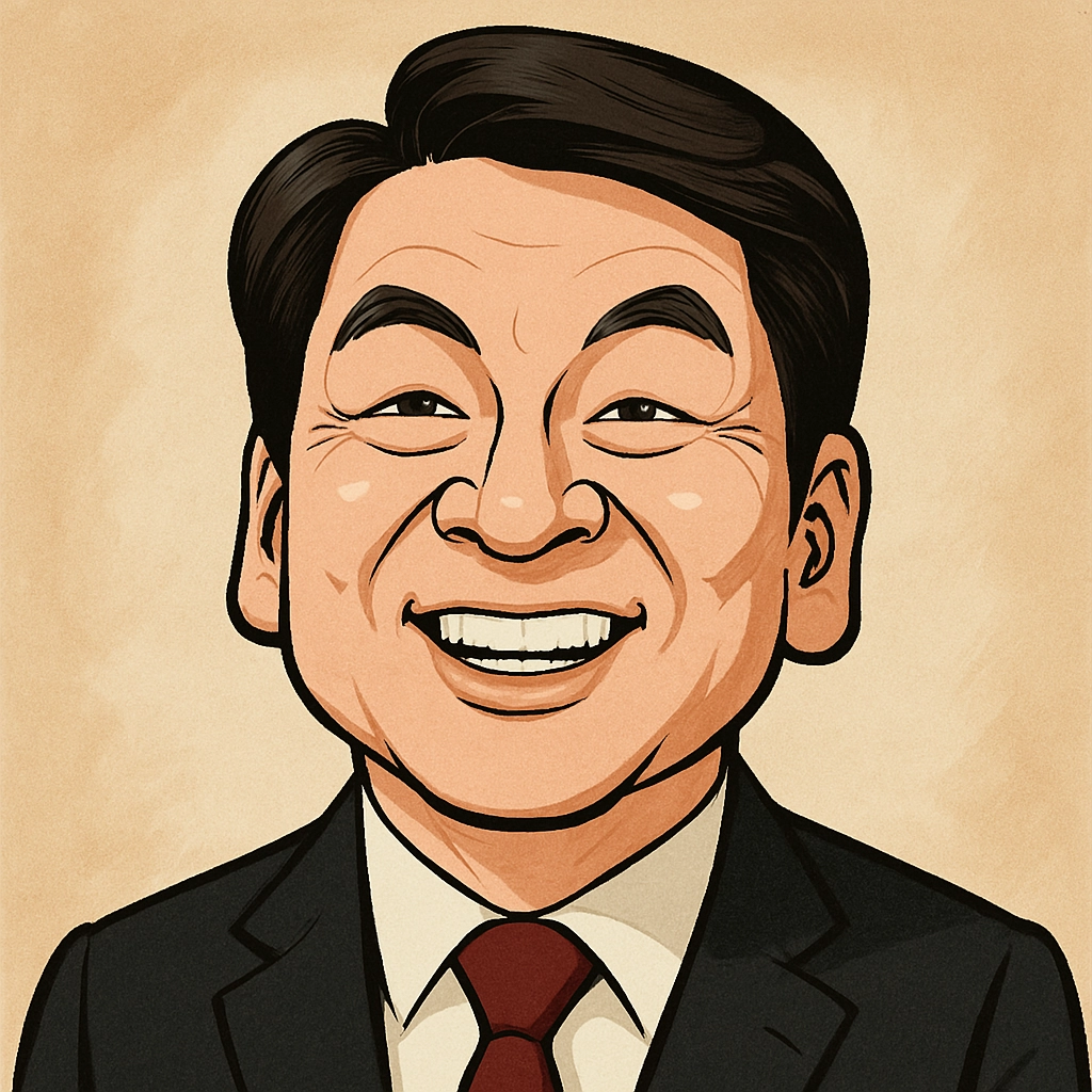 정치인 안철수 캐릭커처 이미지