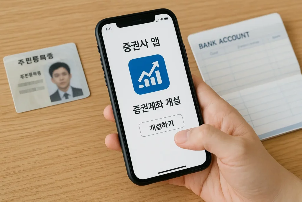 주식 하는법 계좌 개설하는 이미지