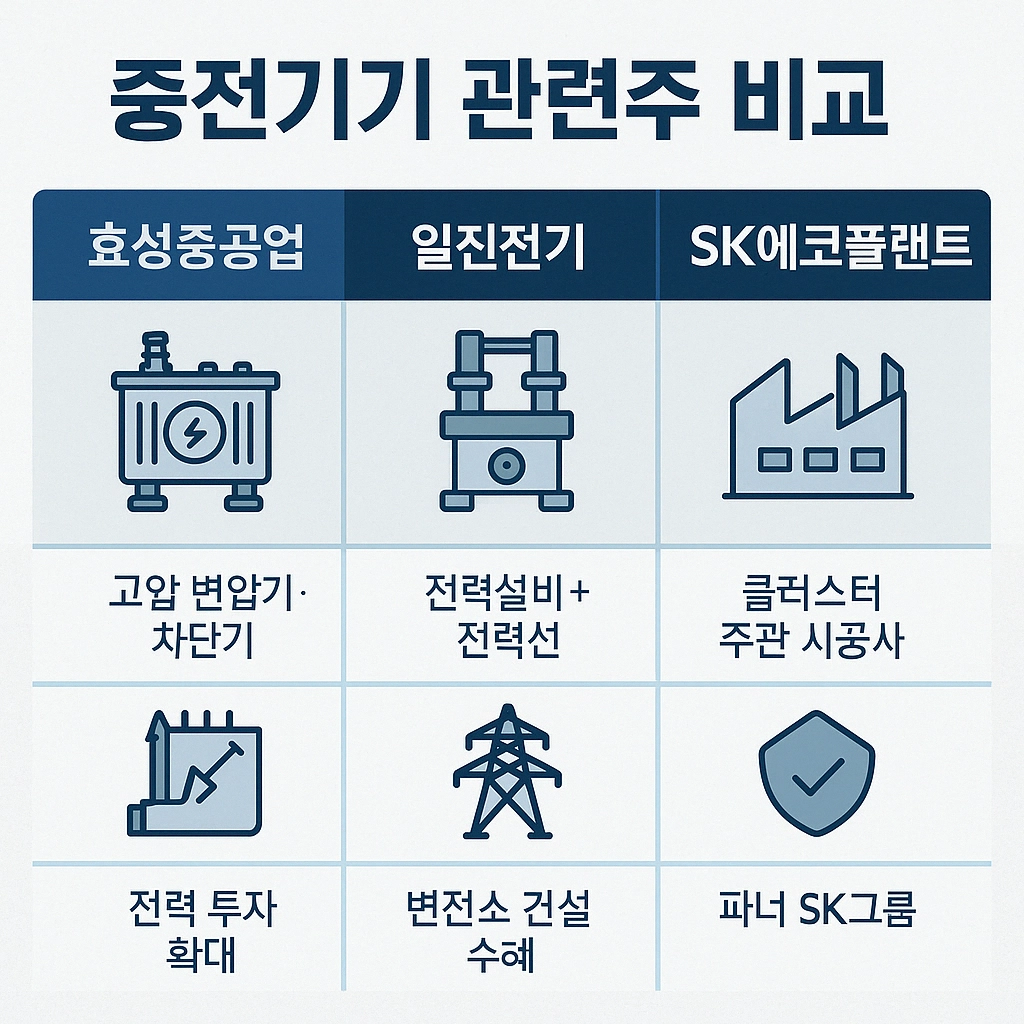 중전기기 관련주 이미지