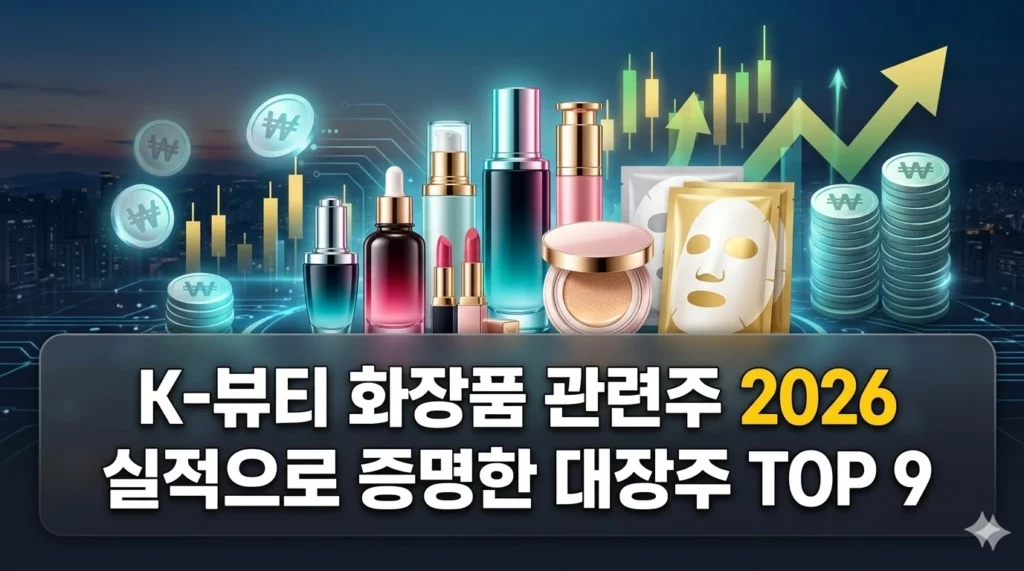 K뷰티 화장품 관련주 알아보기 대표 이미지