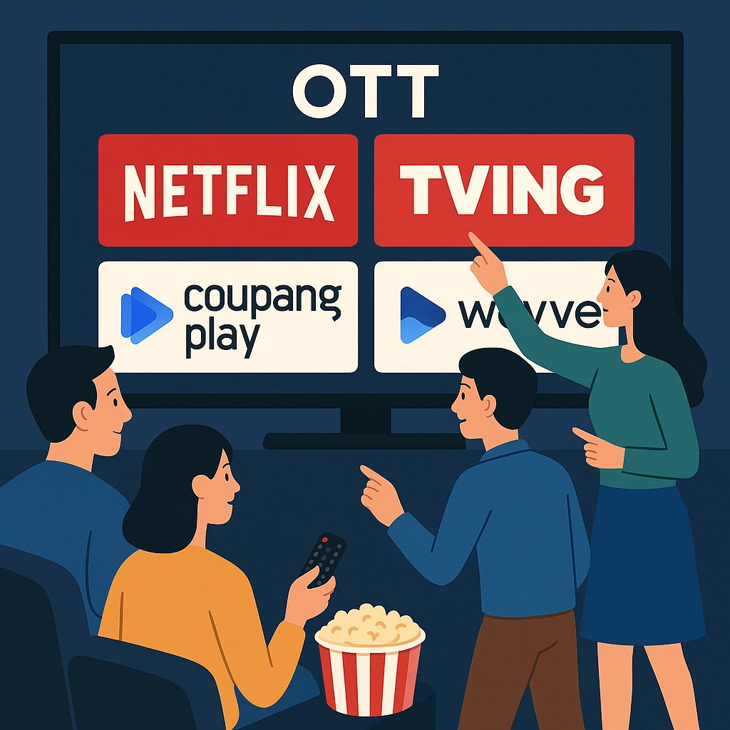 OTT 관련주 경쟁사 이미지