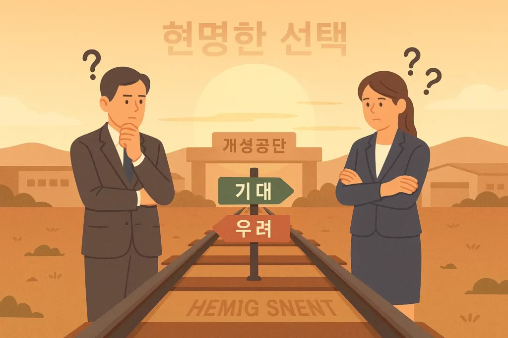 개성공단 관련주 알아보기 결론 이미지