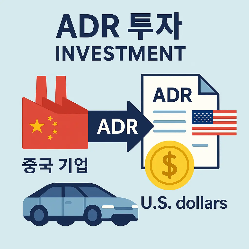 미국상장 중국주식 ADR 이미지