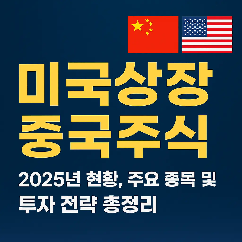 미국상장 중국주식 알아보기 대표 이미지