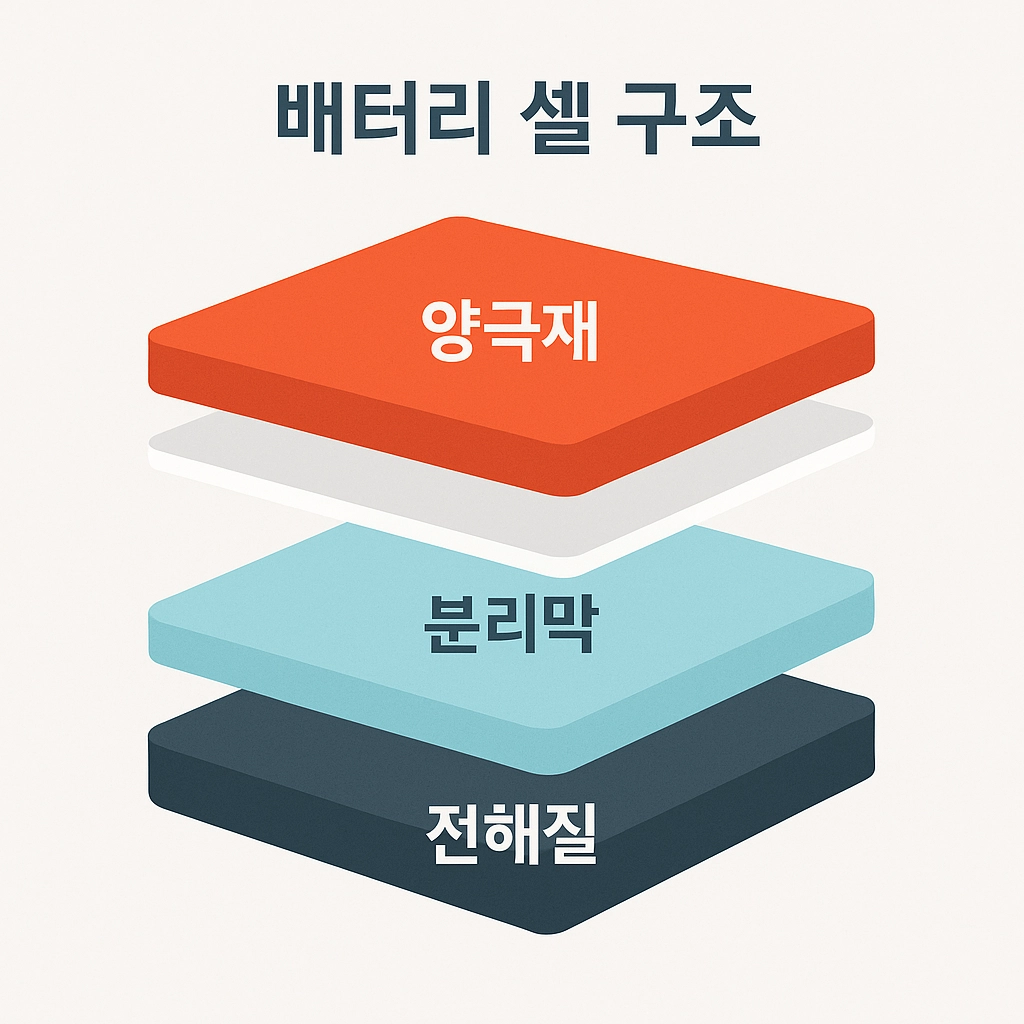 배터리 셀 구조 이미지