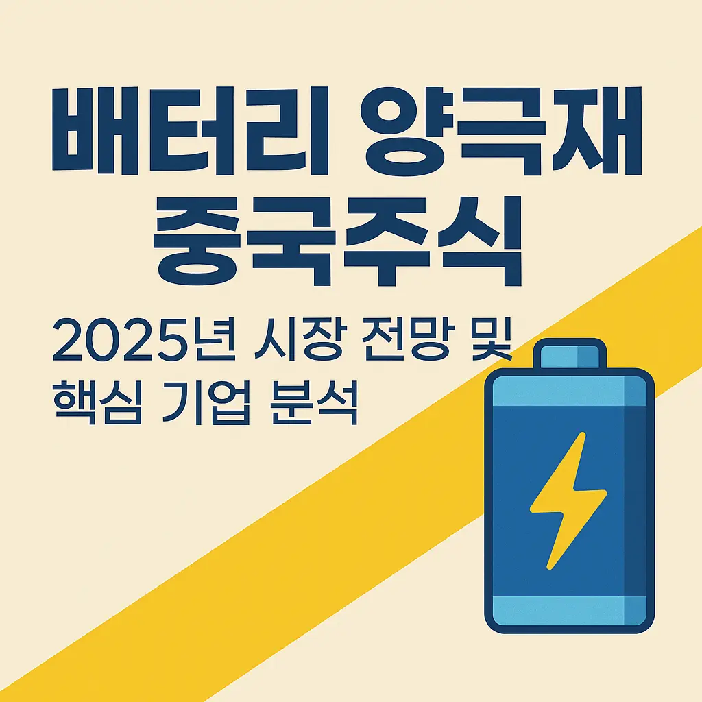 배터리 양극재 중국주식 알아보기 대표 이미지