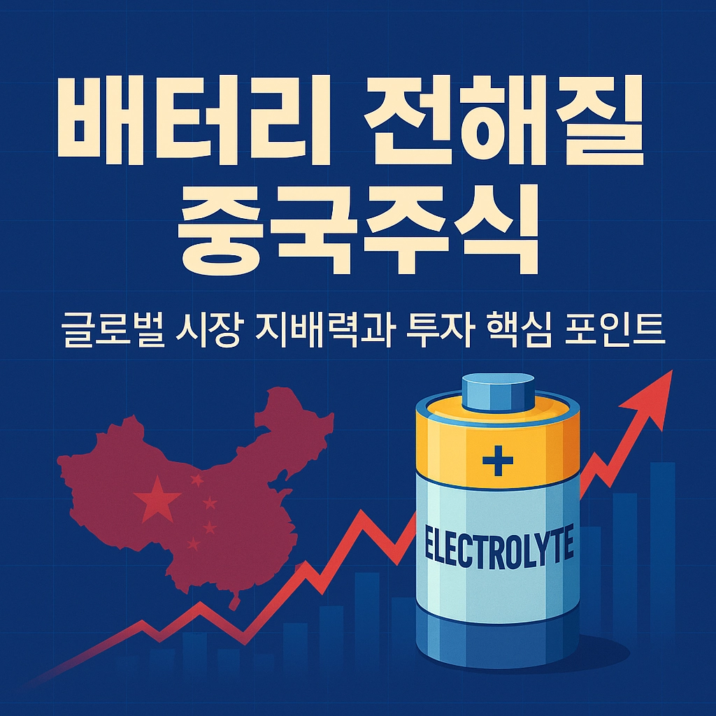 배터리 전해질 중국주식 알아보기 대표 이미지