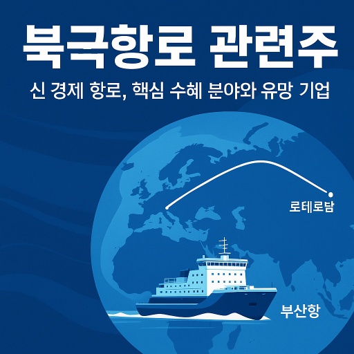 북극항로 관련주 알아보기 대표 이미지