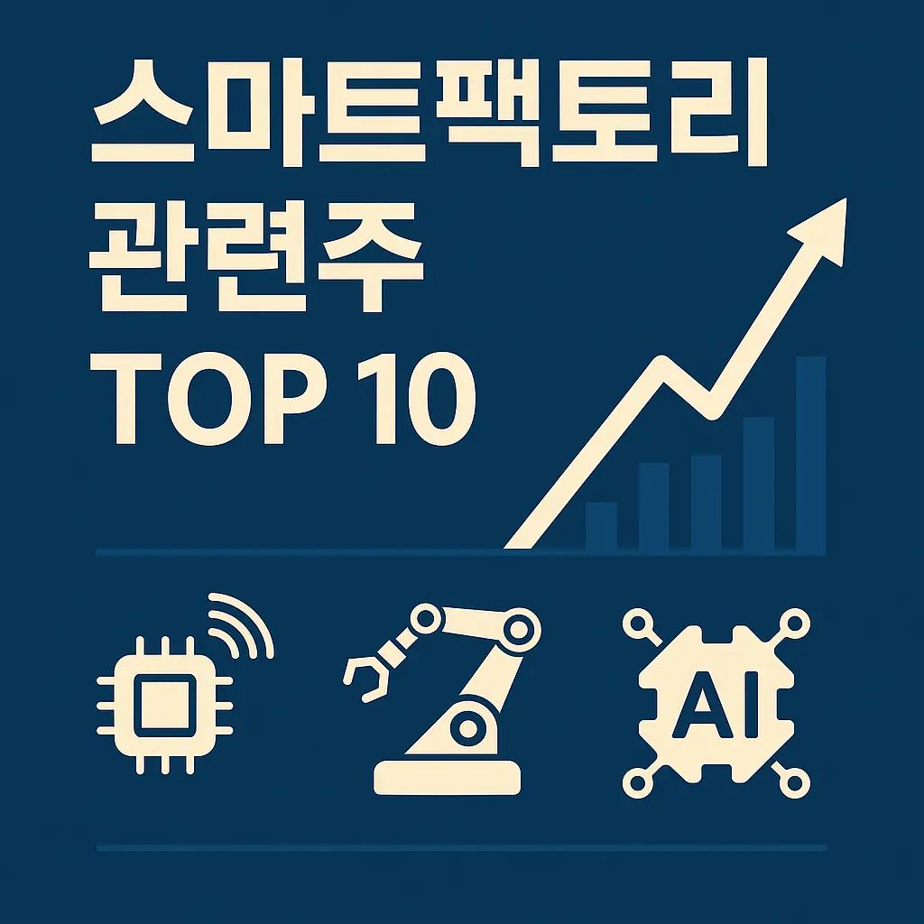 스마트 팩토리 관련주 알아보기 이미지