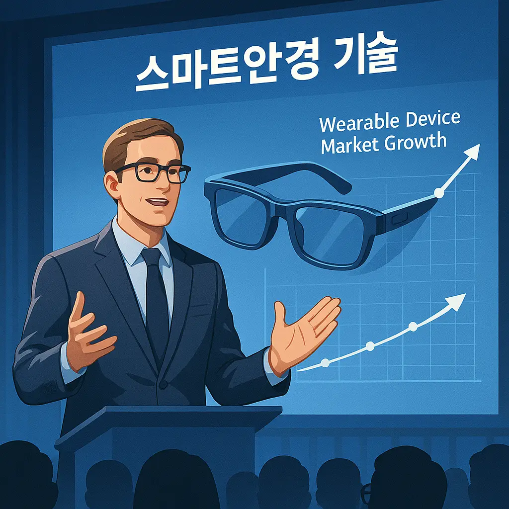 스마트안경 관련주 기술 이미지