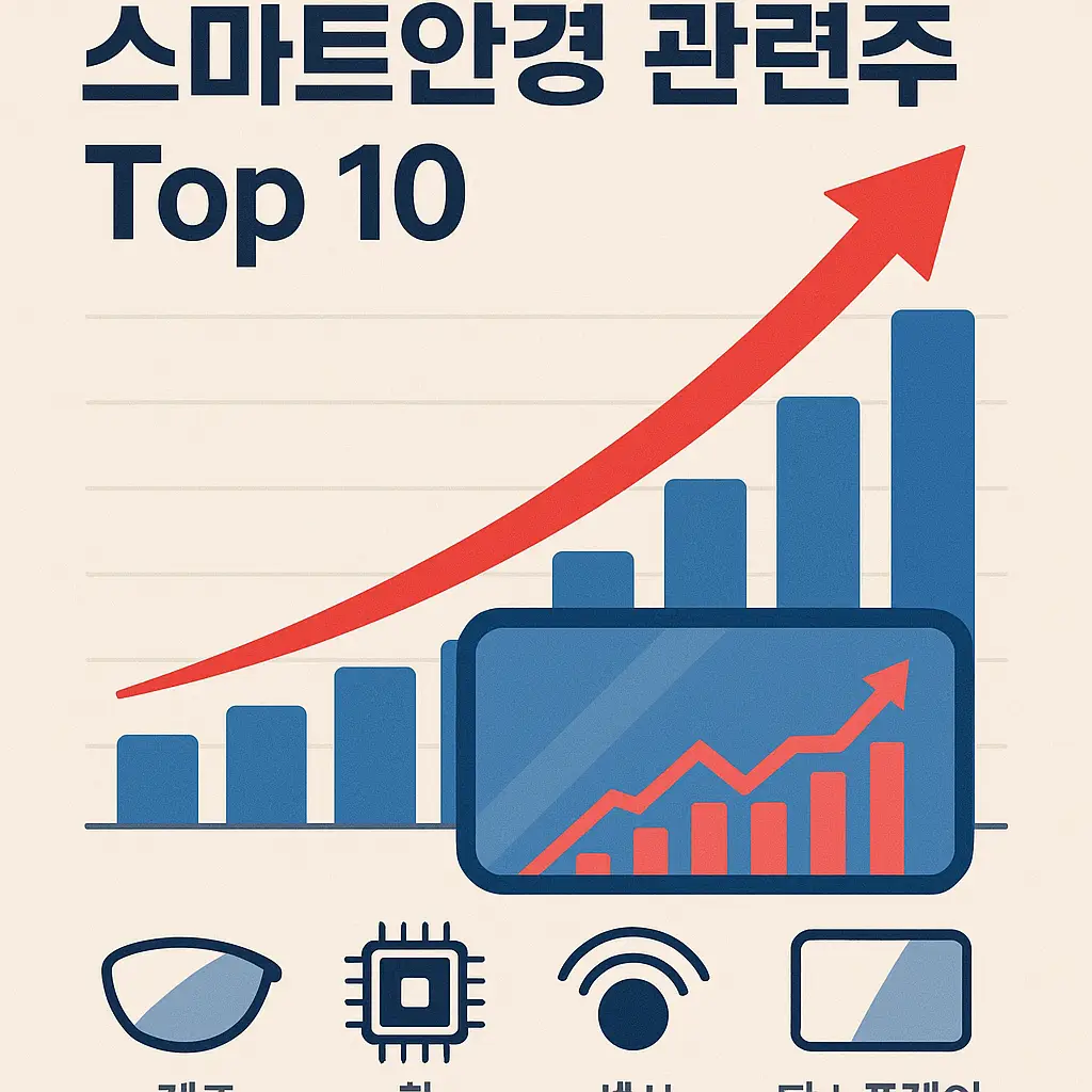 스마트안경 관련주 대장주 이미지