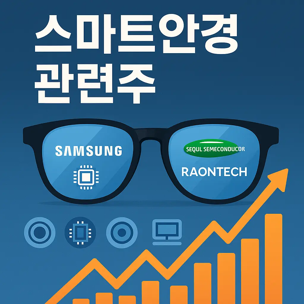 스마트안경 관련주 알아보기 대표 이미지