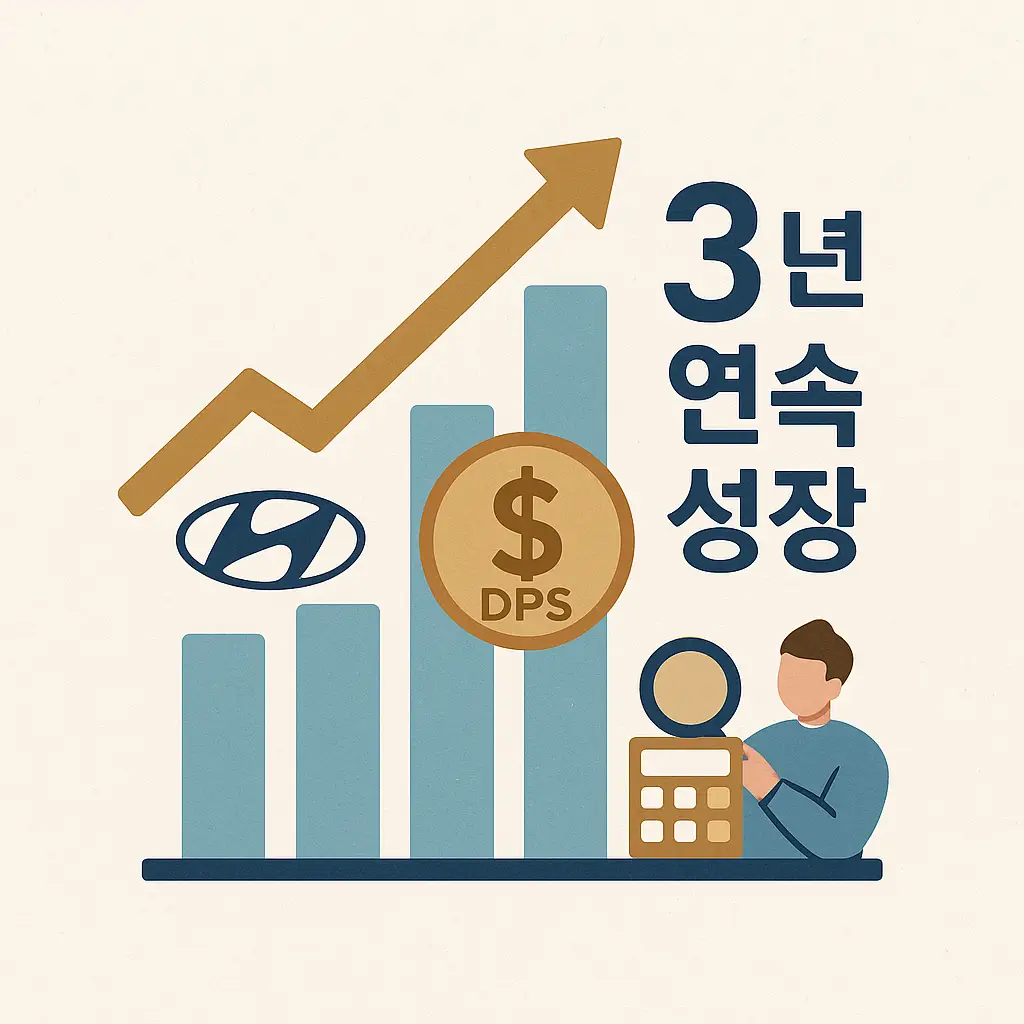 년 연속 주당 DPS 성장기업 이미지