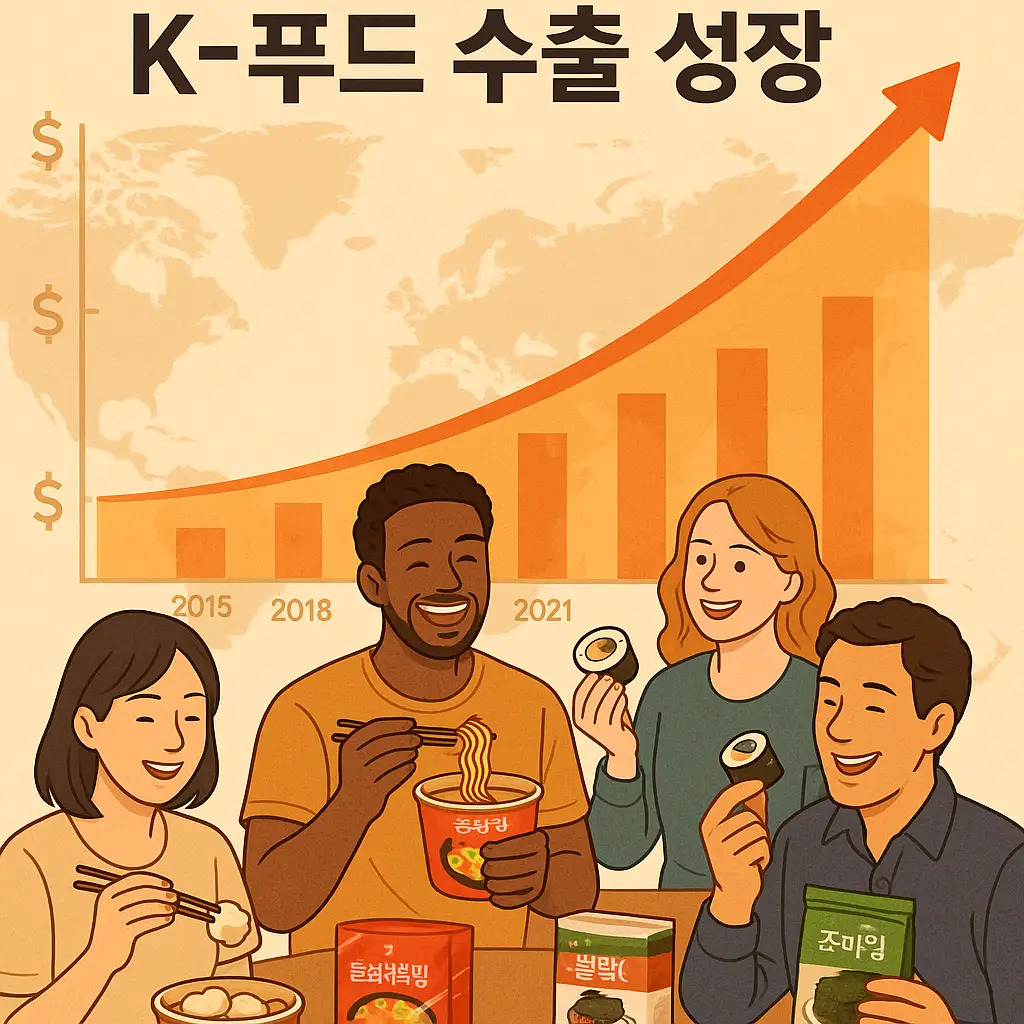K푸드 관련주 성장성 이미지