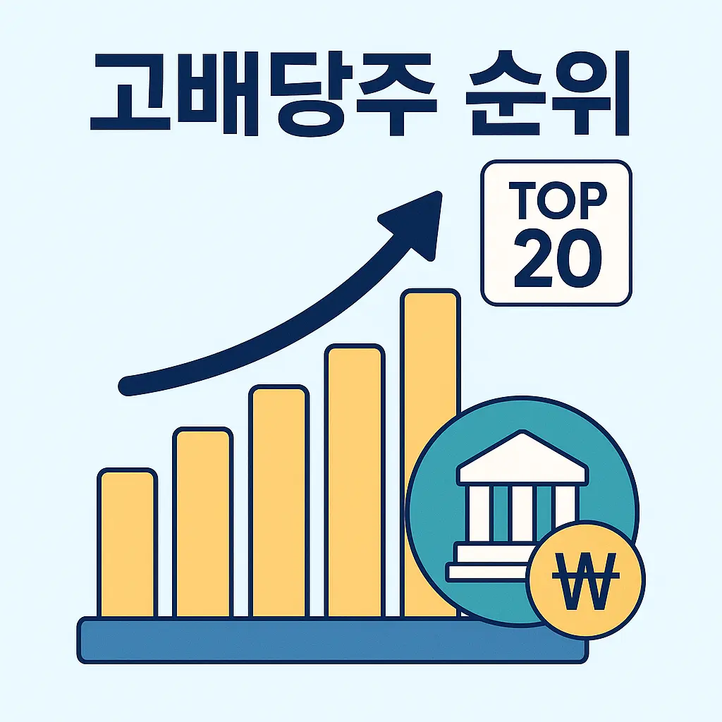 고배당주 순위 top 20 이미지