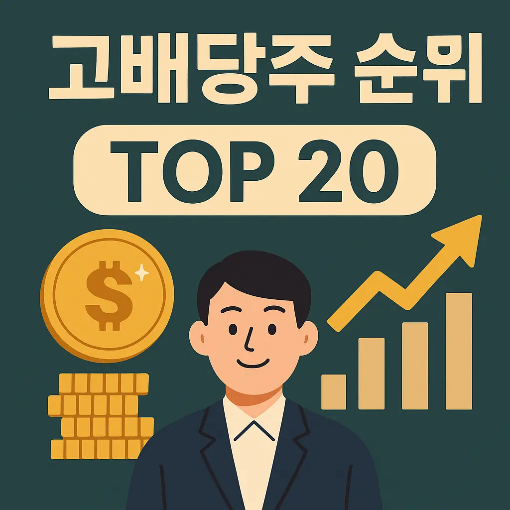 고배당주 순위 알아보기 대표 이미지