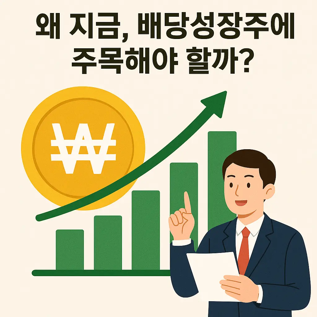 배당성장주 주목해야 할는 이유 삽화 이미지