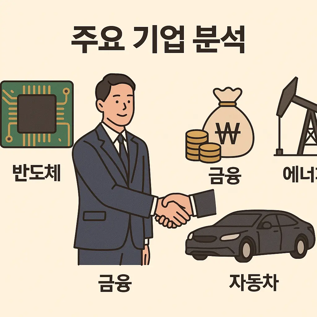 배당성장주 주요 기업 분석 이미지