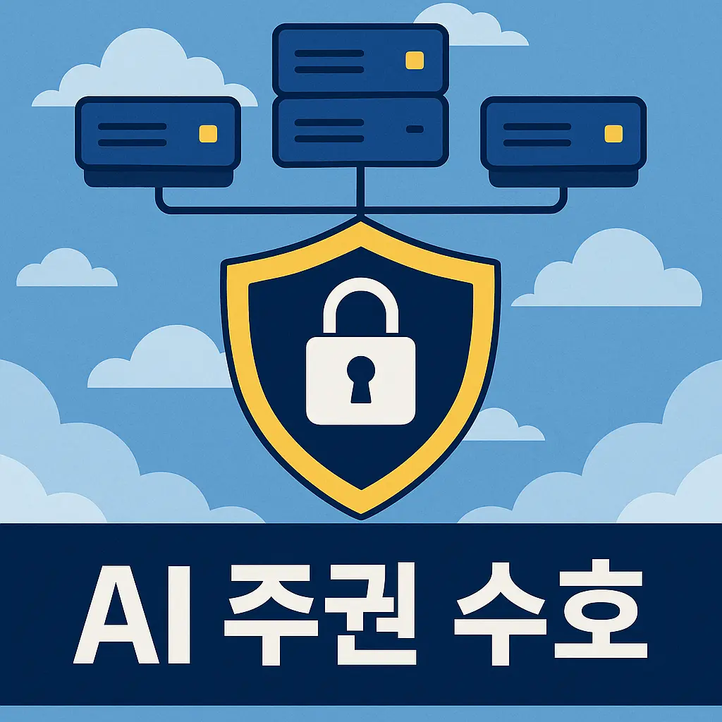 소버린 AI 관련주 보안 이미지