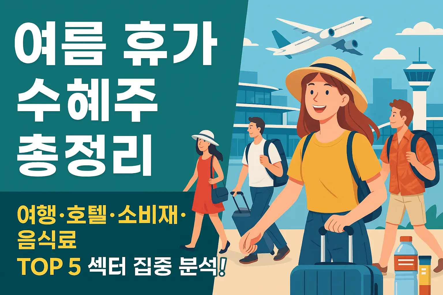 여름 휴가 수혜주 총정리 대표 이미지
