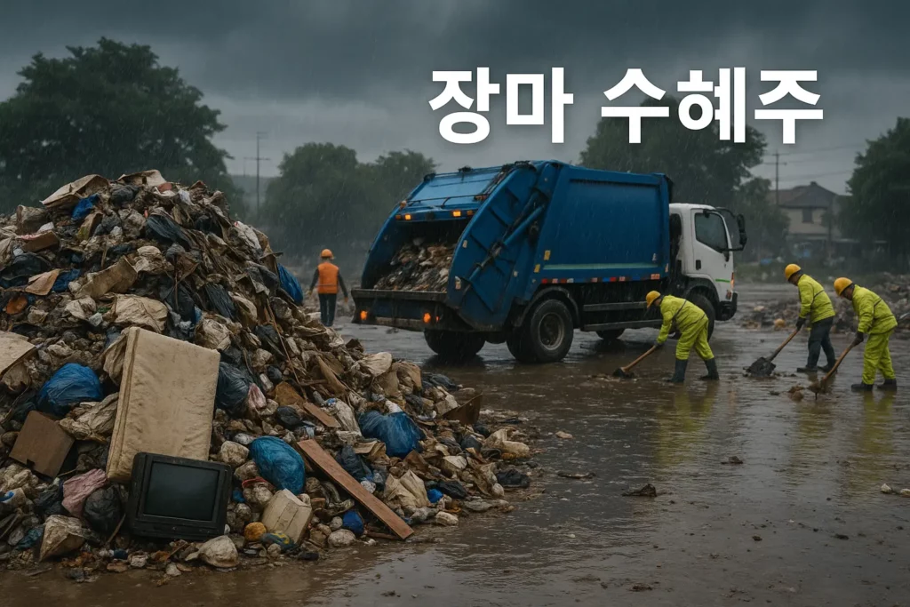 장마 수헤주 폐기물 처리 이미지