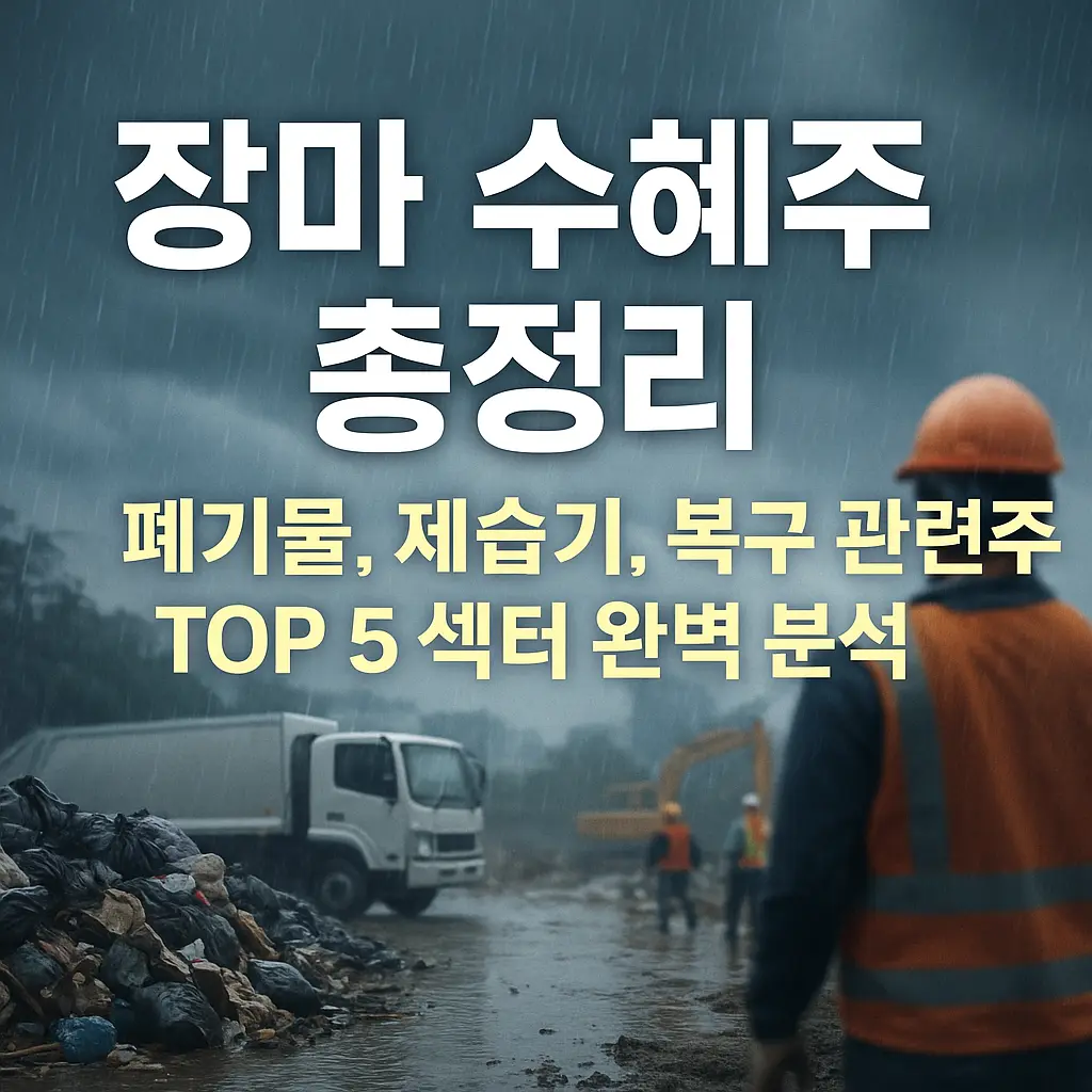 장마 수혜주 총정리 대표 이미지